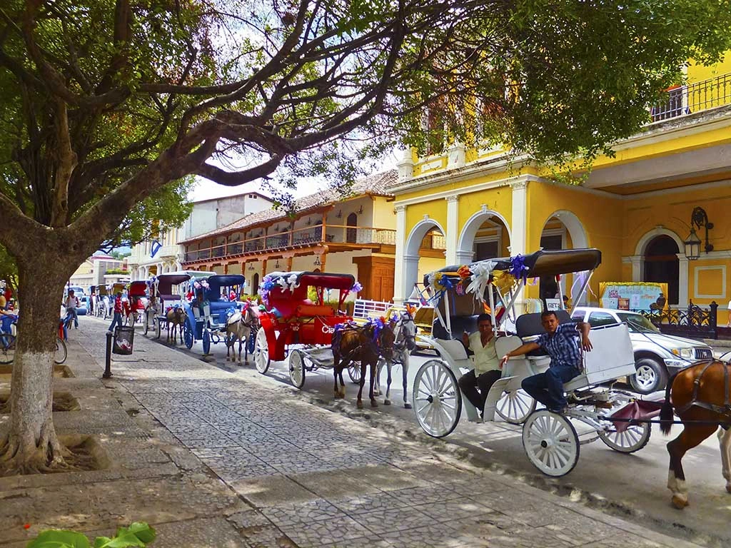 Horse Carriages at Granada Central Park