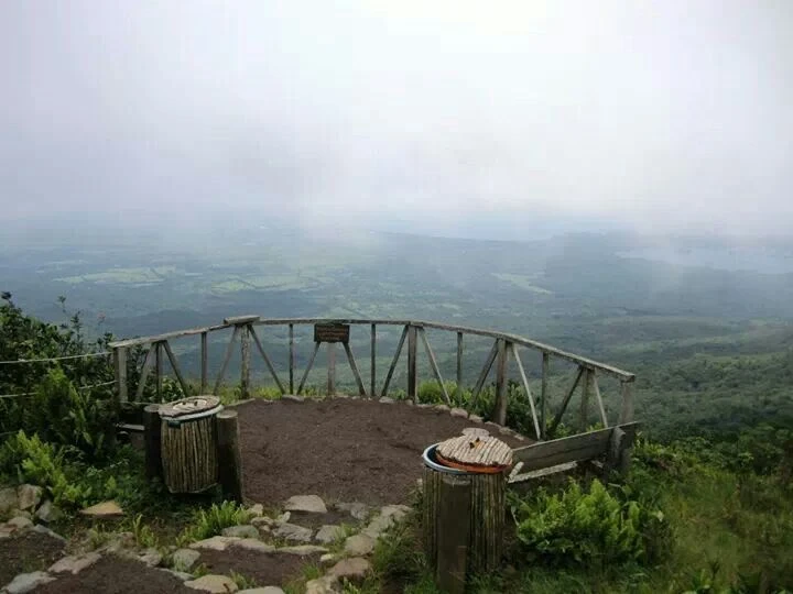 Cloud forest viewpoint at Mombacho Volcano reserve
